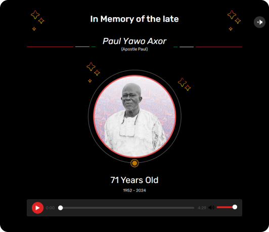 Profile music screen